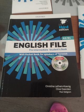 Libro texto ingles. Lo pide la EOI