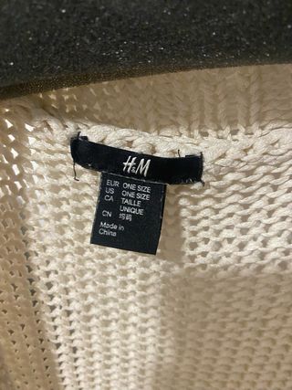 Chaqueta calada H&M beige
