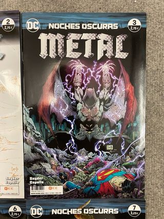 BATMAN NOCHES OSCURAS METAL ECC COMPLETA 8 numeros