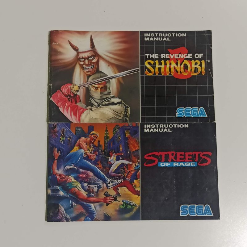 Imagen de Manuales Sega Mega Drive: Shinobi y Streets