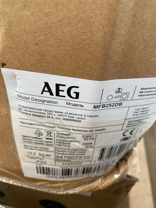 Microondas AEG Nuevo MFB252DB