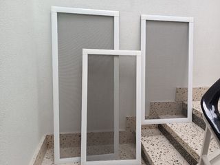 Mosquiteras PVC blancas - 4 unidades