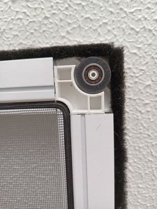 Mosquiteras PVC blancas - 4 unidades