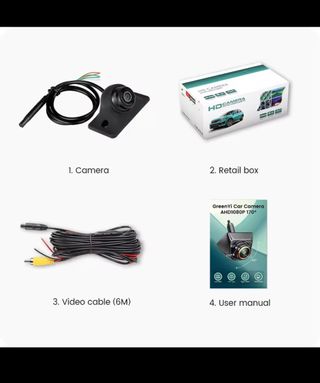 Cámara delantera coche + obd 