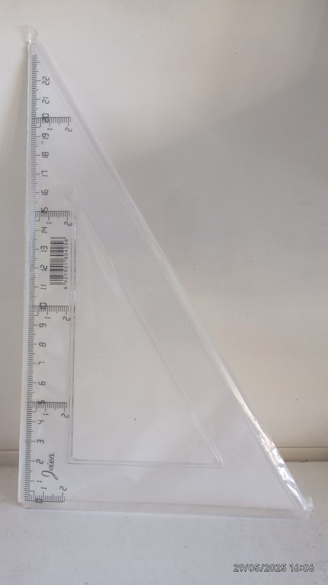 Cartabon transparente 25cm