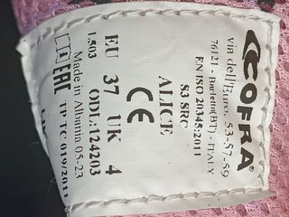 Zapatos seguridad Cofra - Talla 37 - PM25559