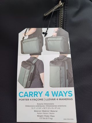 Mochila de ordenador portátil totalmente nueva.
