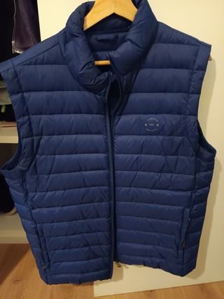 Chaleco Roberto Verino azul, usado dos veces
