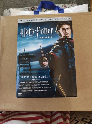 Cofanetto Harry Potter ( Anni 1-4 ) Set 8 Dischi