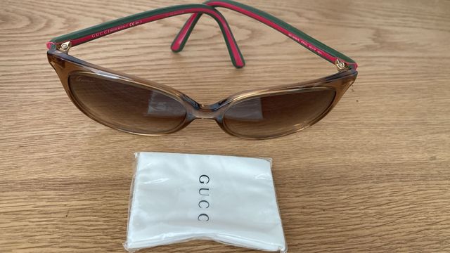 Occhiali Gucci marrone-verdi