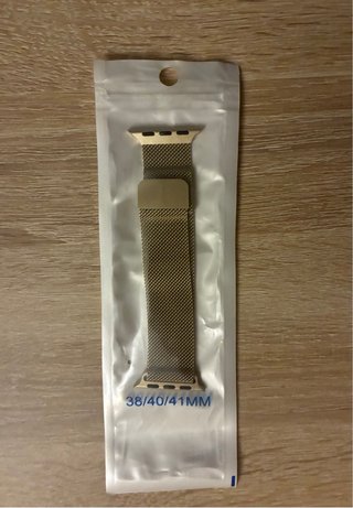 Correa dorada para Apple Watch