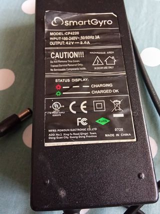 Batería Smartgyro 36V + Cargador