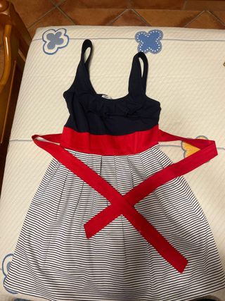 Vestido rayas niña verano