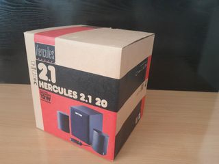 Altavoces+subwoofer 2.1 Hercules 20 azules