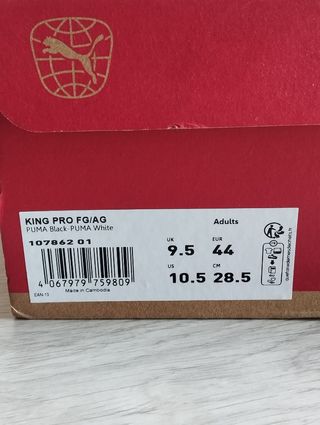 Botas de fútbol Puma King Pro FG/AG - Talla 44