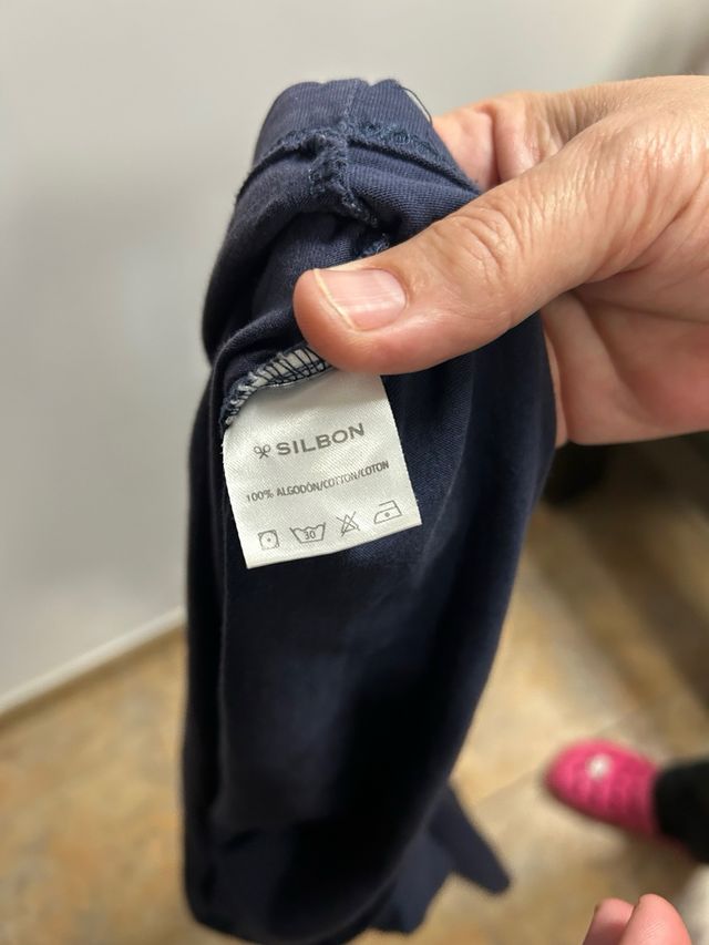 Camiseta Silbon XS azul marino