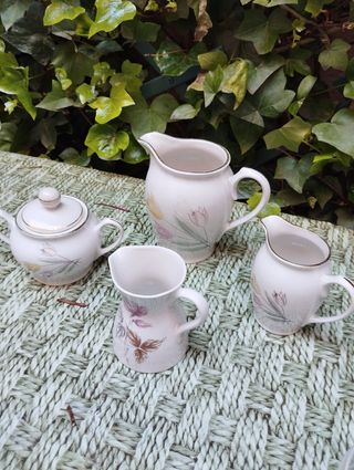 Juego café porcelana - 3 piezas