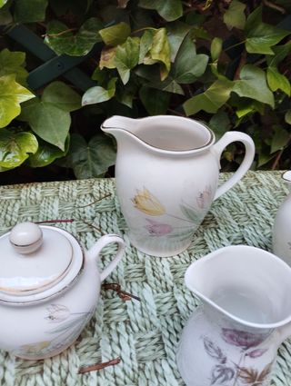 Juego café porcelana - 3 piezas