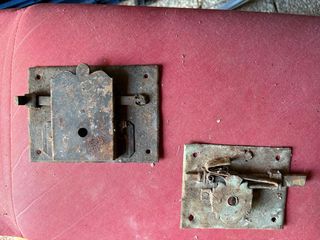 Antiche Serrature in Metallo - 2pz