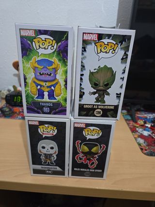 Lote funko Pop Marvel x4