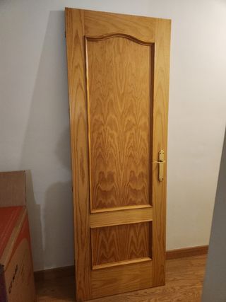 Puerta maciza madera - 1 ud.