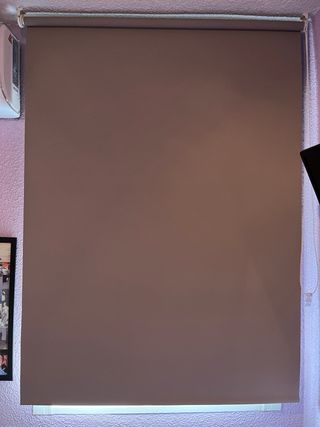 Estor Enrollable Gris Oscuro. Opaco.