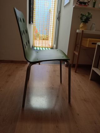 Silla Jules Ikea verde