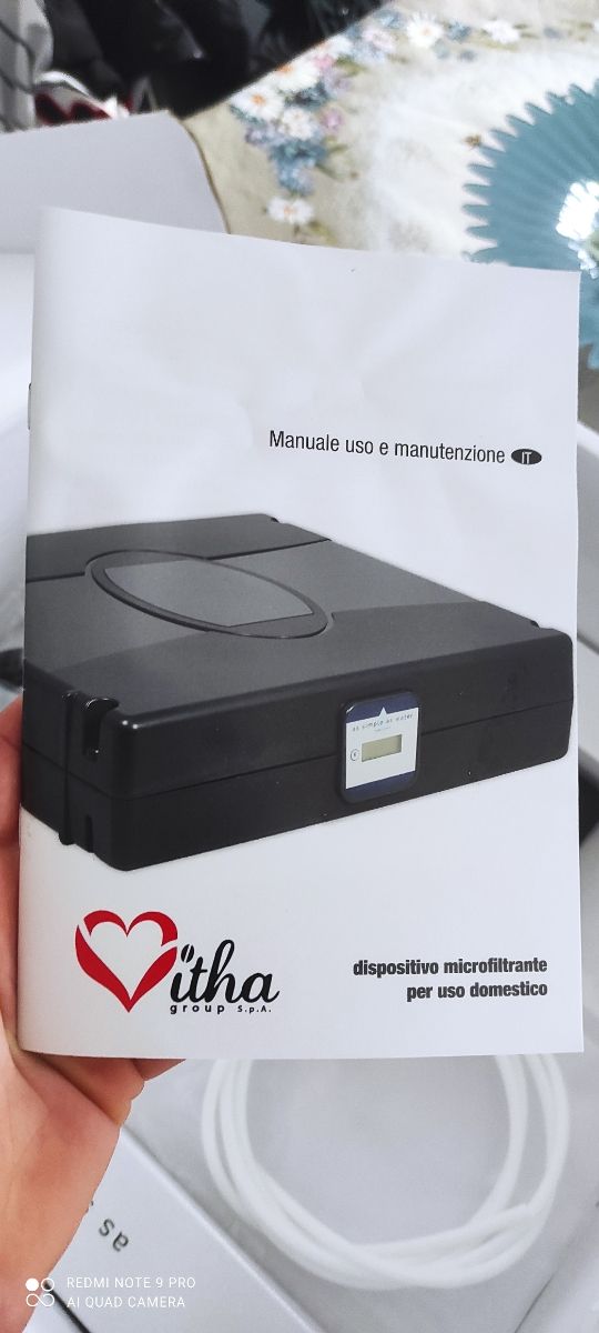 Impianto di Microfiltrazione d'acqua potabile.