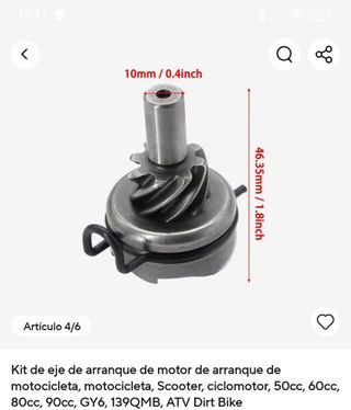 Kit Arranque Scooter 50cc