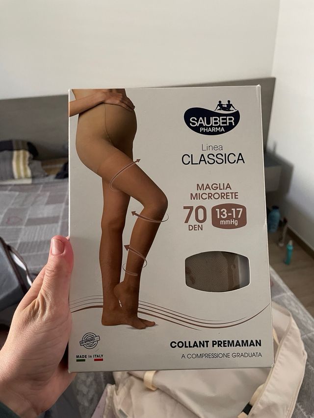 Collant premaman Sauber Pharma beige 70 den