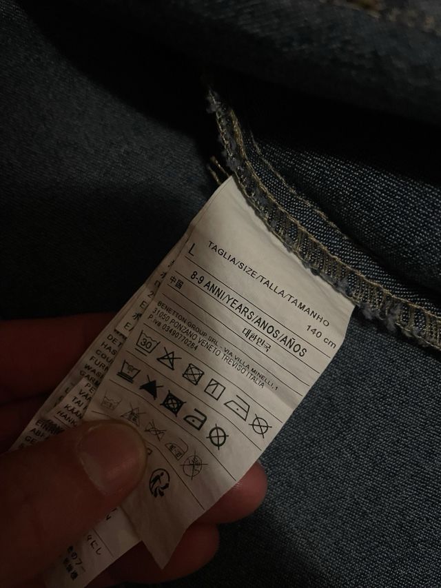 Giubbino Jeans Benetton