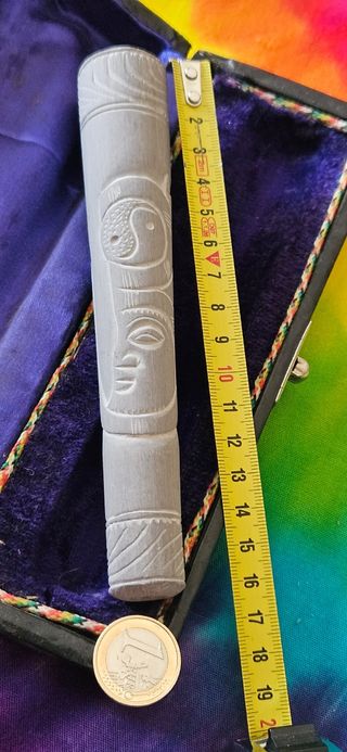 Chillum in Pietra Intagliata