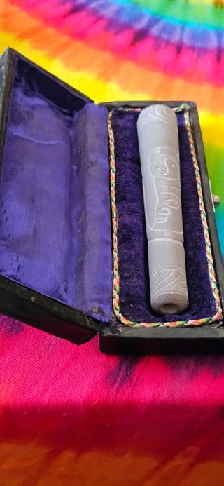 Chillum in Pietra Intagliata