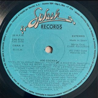 LP - Vinilo. JOE COCKER.