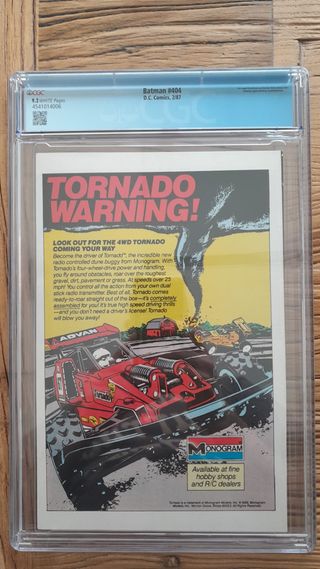 Batman #404 Year one PT1 cgc 9.2, Miller Mazzucche
