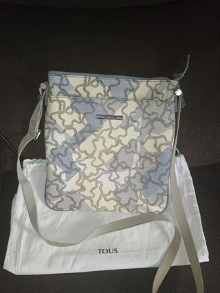 Bolso Tous bandolera azul beige