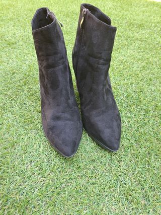 Botines negros mujer tacón