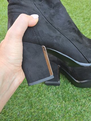 Botines negros mujer tacón