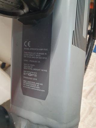 Bicicleta eléctrica BMC SPEEDFOX