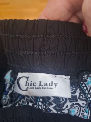 Pantalon estampado cómodo