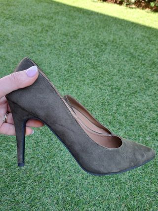 Tacones Atmosphere verde oliva