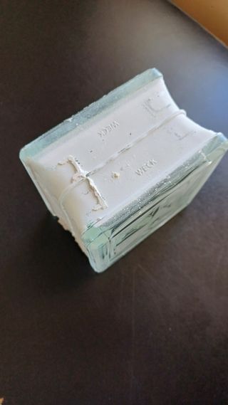 Varios pavés 11,5x11,5x8 cm ondulado. transparente