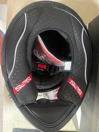 Casco moto CGM Kad verde - Talla L.