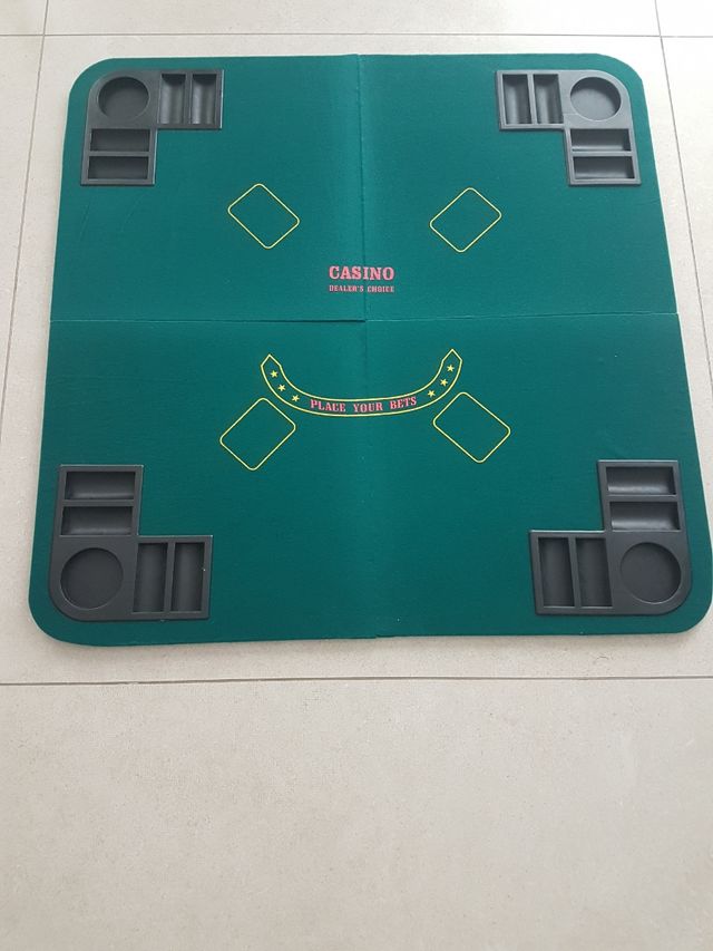 Mesa póker plegable 4 jugadores