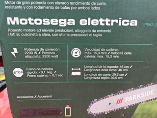 Motosierra eléctrica Parkside PEKS 2200 A1
