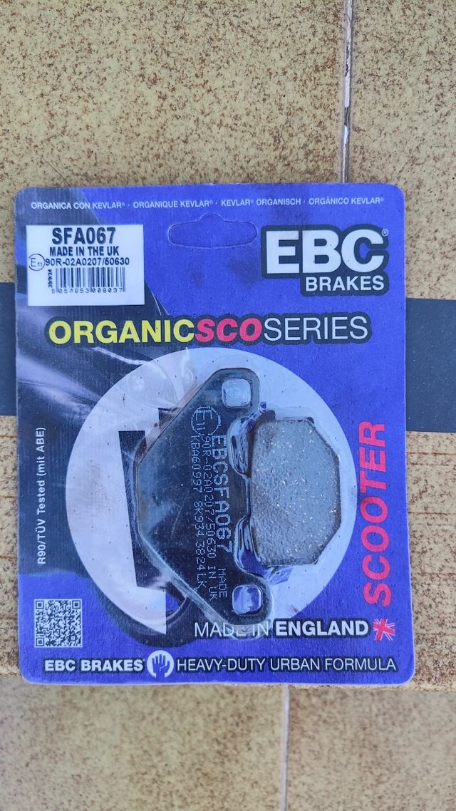 Pastillas freno EBC SCOOTER SFA067