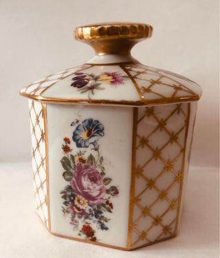 Cofanetto Porcellana Limoges Dipinto a Mano