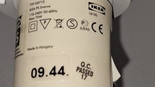 Lámpara IKEA PS SVARVA original