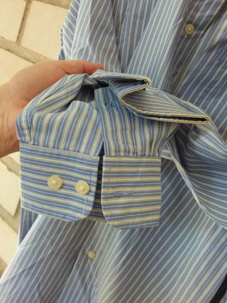 Camisa hombre rayas manga larga ANCORAGE XL