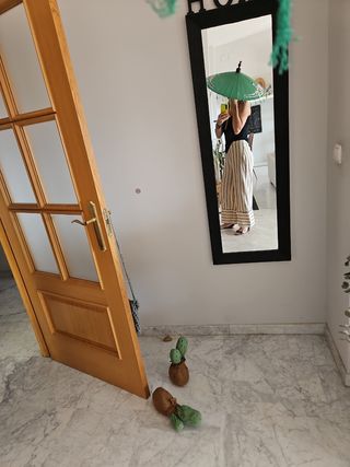 Paraguas chino pintado a mano